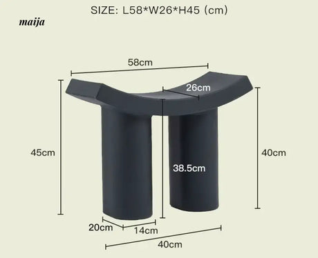 LAZYSPACE Emma Plastic Shoe Stool from LAZYSPACE