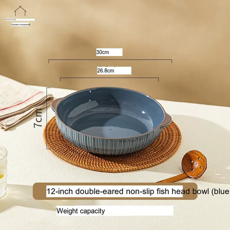 MH Araceli Elegant Double-Eared Soup Bowl from MH