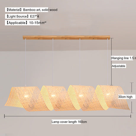 BOJI Kiyoshi Elegant Artistic Ceiling Lamp Living Room Decor from BOJI