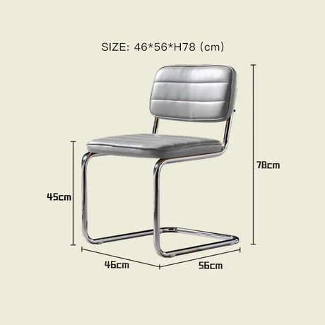 LAZYSPACE Olivia Light Luxury Leather Chair from LAZYSPACE