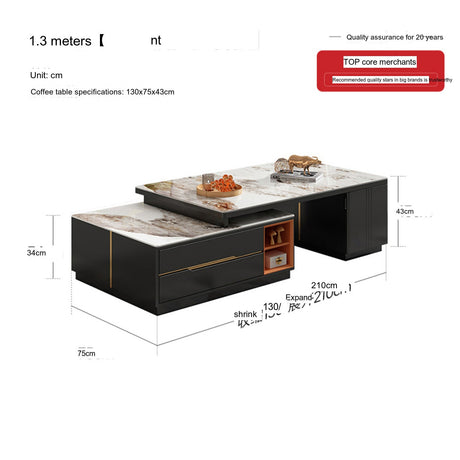 QUANMU Seraphina Luxe Modern Coffee Table from QUANMU