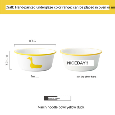 LIVETAI Calypso Charming Ceramic Soup Bowl Tableware Set from LIVETAI