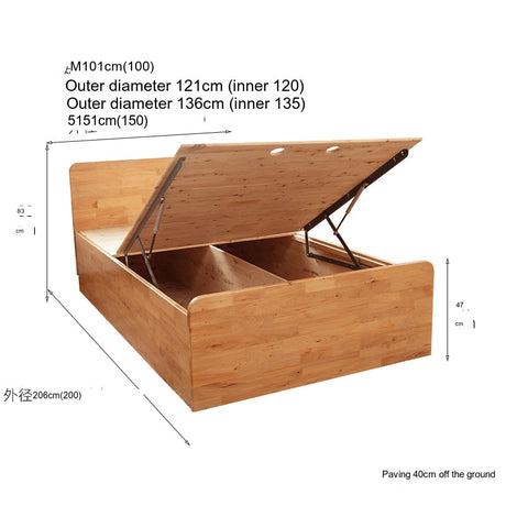 BAIYA SHUNAN Keisuke Minimalist Natural Wood Crib from BAIYA SHUNAN