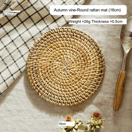 MH Isolde Premium Rattan Heat-Resistant Table Pad from MH