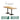 WEIMEI Santiago Rustic Solid Wood Dining Table Set from WEIMEI