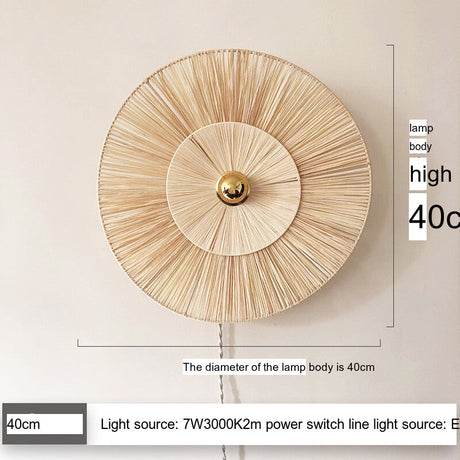 MAILANG Hiroshi Vintage Aesthetic Straw Decorations for Living Room Ceiling. from MAILANG