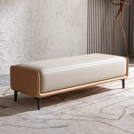 MOXER Isolde Modern Simple Leather Bench from MOXER