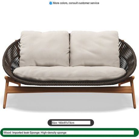 DIME GARDEN Valois Waterproof Sunscreen Outdoor Sofa from DIME GARDEN