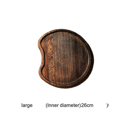 PAULOWNIA Katsumi Elegant Roasted Wood Tray from PAULOWNIA
