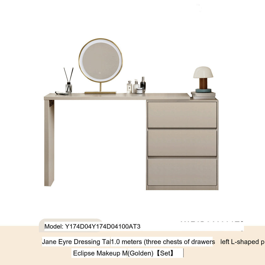GENJI Akira Natural Wood Minimalist Dressing Table from GENJI