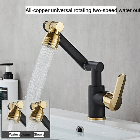 Universal Rotating Copper Washbasin Faucet from Kaiyashi