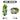 MOXI Seraphina Retro Green Forest Cushion - Irregular Bedroom Carpet from MOXI
