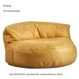 PULI Marisol Cozy Memory Foam Cushion from PULI