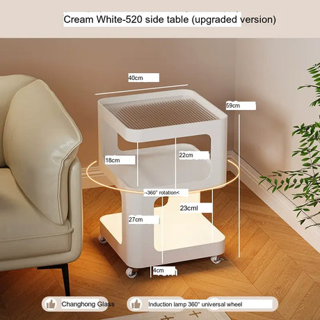 XIMIKA Elowen Elegant Mobility Cream Coffee Table from XIMIKA