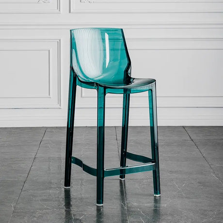 ABOUT WHITE Yamanashi Sleek Transparent Bar Chair from ABOUT WHITE