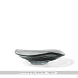 VAVINCI Elowen Elegant Two-Color Streamlined Glass Fruit Plate from VAVINCI