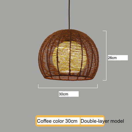 BOJI Kintaro Artistic Woven Lampshade Ceiling Lamp from BOJI