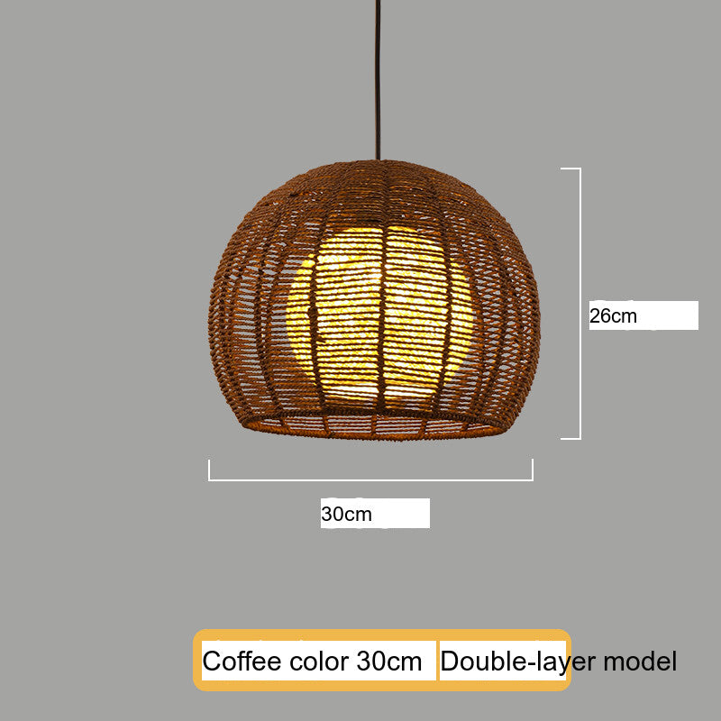 BOJI Kintaro Artistic Woven Lampshade Ceiling Lamp from BOJI