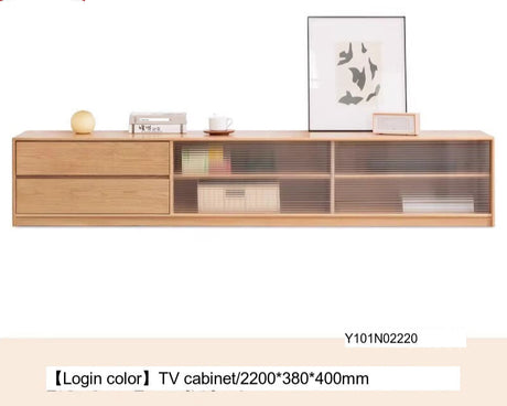 GENJI Santiago Elegant Solid Wood TV Cabinet Combo from GENJI