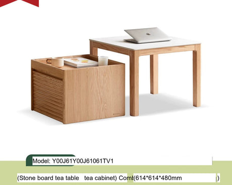 GENJI Hiroshi Minimalist Oak Coffee Table from GENJI