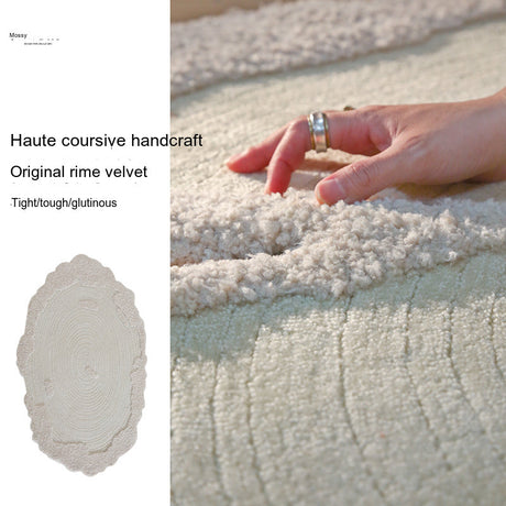 MOXI Hikaru Minimalist Coffee Table Edge Blanket Carpet from MOXI