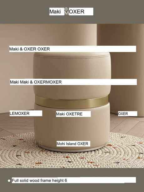 MOXER Kairo Elegant Rotating Makeup Stool from MOXER