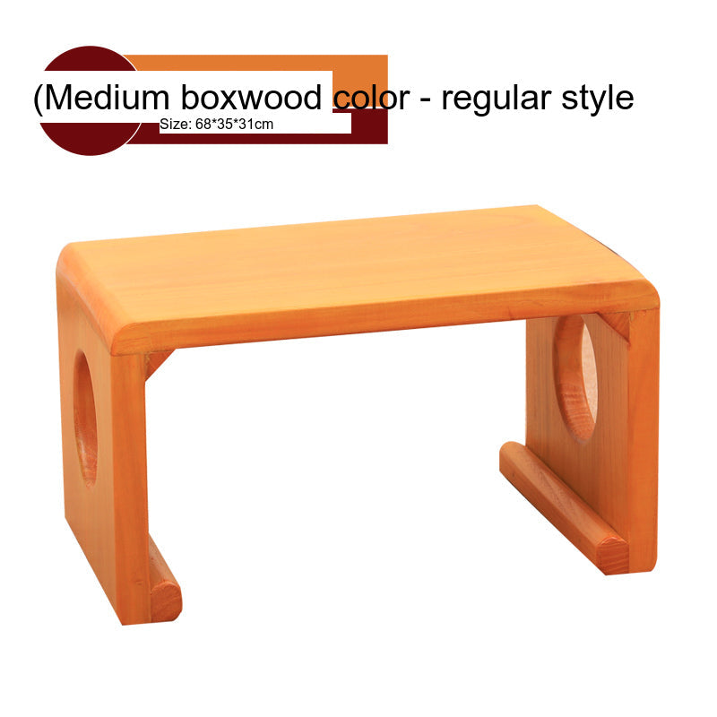 PAULOWNIA Seville Rustic Antique Bay Window Balcony TaTa Coffee Table from PAULOWNIA