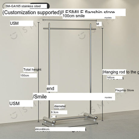 SM Henry Stainless Steel Clothing Hanger Stand from SM