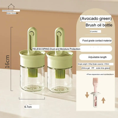 MH Isabeau Sleek Silicone Oil Dispenser Brush from MH