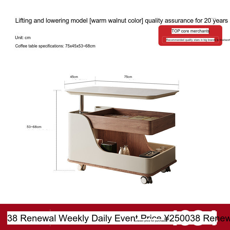 QUANMU Isadora Compact Modern Folding Coffee Table from QUANMU
