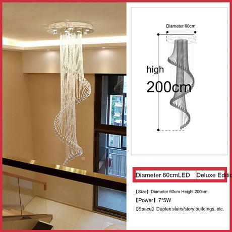 YDZM Alhambra Elegant Minimalist Crystal Ceiling Lamp from YDZM