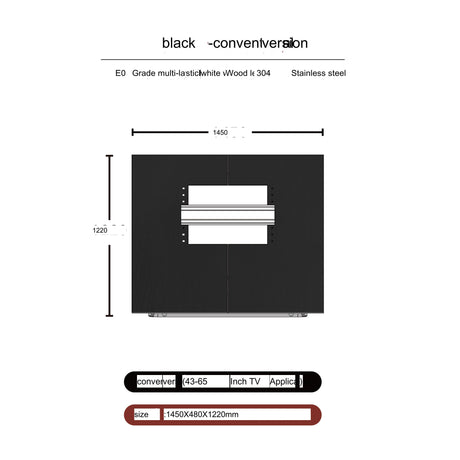 TELLS Santiago Sleek Minimalist TV Stand from TELLS