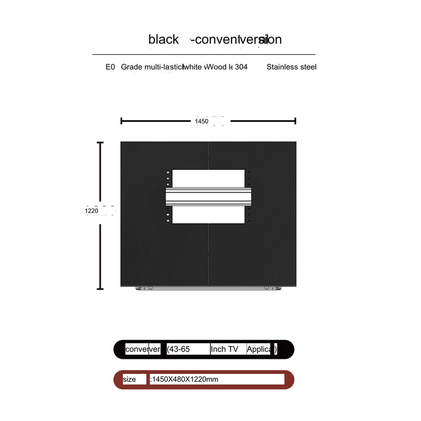 TELLS Santiago Sleek Minimalist TV Stand from TELLS