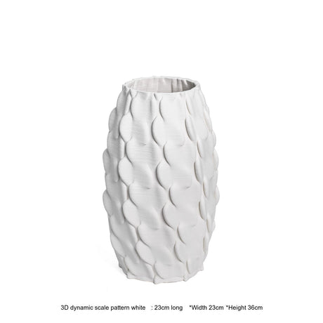 VAVINCI Aeliana Artistic Geometric Ceramic Flower Bottle from VAVINCI