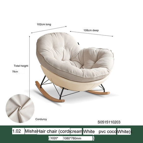 GENJI Harukaze Eco-Friendly Minimalist Rocking Chair from GENJI