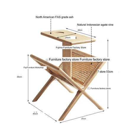 RATTAN FURNITURE Sapporo Vintage Wooden Storage Shelf from RATTAN FURNITURE