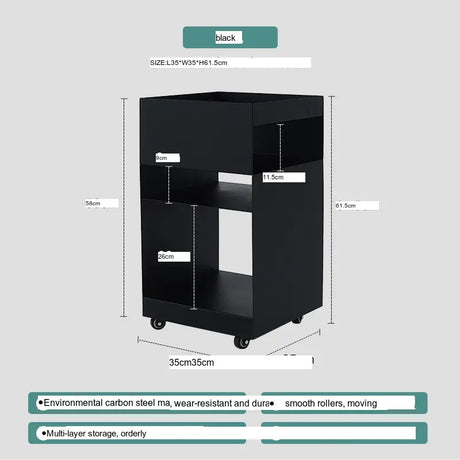 ABOUT WHITE Candelaria Minimalist Storage Coffee Table from ABOUT WHITE