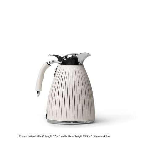 VAVINCI Aeliana Elegant Glossy Teapot & Glass Set Decor from VAVINCI