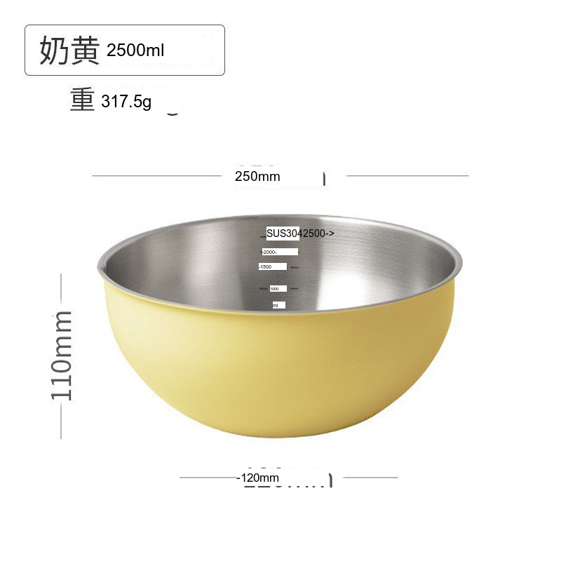 SUCO Akihiko Elegant Stainless Steel Salad Bowl from SUCO