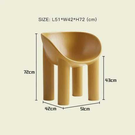 LAZYSPACE Zoey Elephant Legs Chair from LAZYSPACE