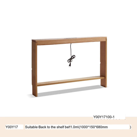 GENJI Kiyoshi Elegant Solid Wood Multi-Functional Wall Shelf from GENJI