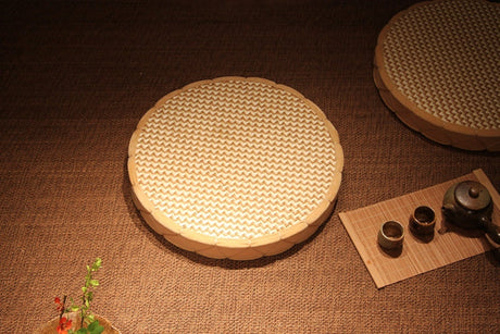 PAULOWNIA Haruki Cozy Japanese Tatami Cushion from PAULOWNIA