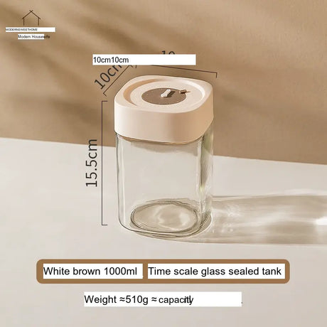 MH XIANXIA Elegant Glass Sealing Food-Grade Storage Jar from MH