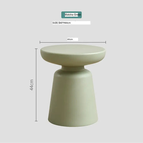ABOUT WHITE Soren Modern Minimalist Circle Coffee Table from ABOUT WHITE