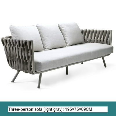 RATTAN SPACE Alhambra Waterproof Nordic Garden Chair Set from RATTAN SPACE
