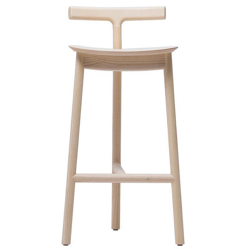 GENJI Araceli Sleek Ashwood Bar Stool - Lightweight Luxury Design from GENJI