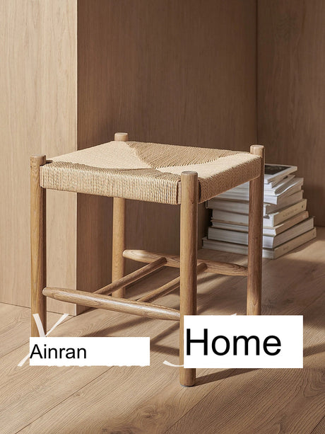 GENJI Haruka Elegant Solid Wood Stool from GENJI