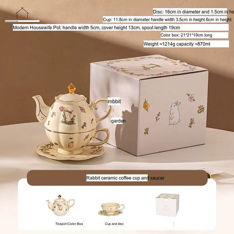 MH Isolde Elegant Porcelain Teapot Set from MH