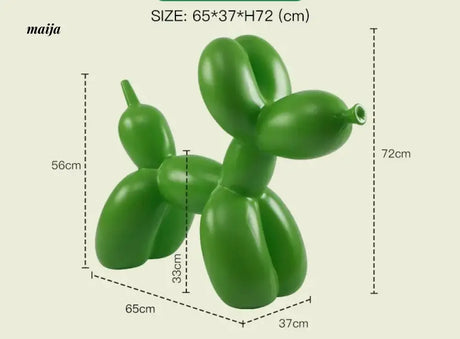 LAZYSPACE Violet Balloon Dog Stool from LAZYSPACE