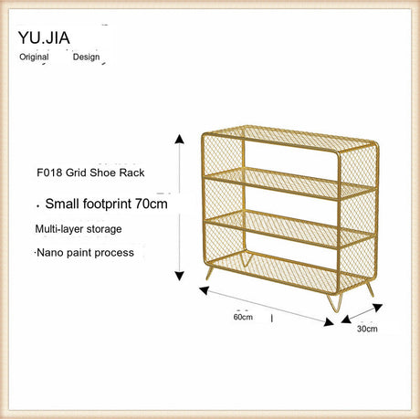 YUJIA Indoor Shoe Storage, Iron Rack, Internet Celebrity from YUJIA